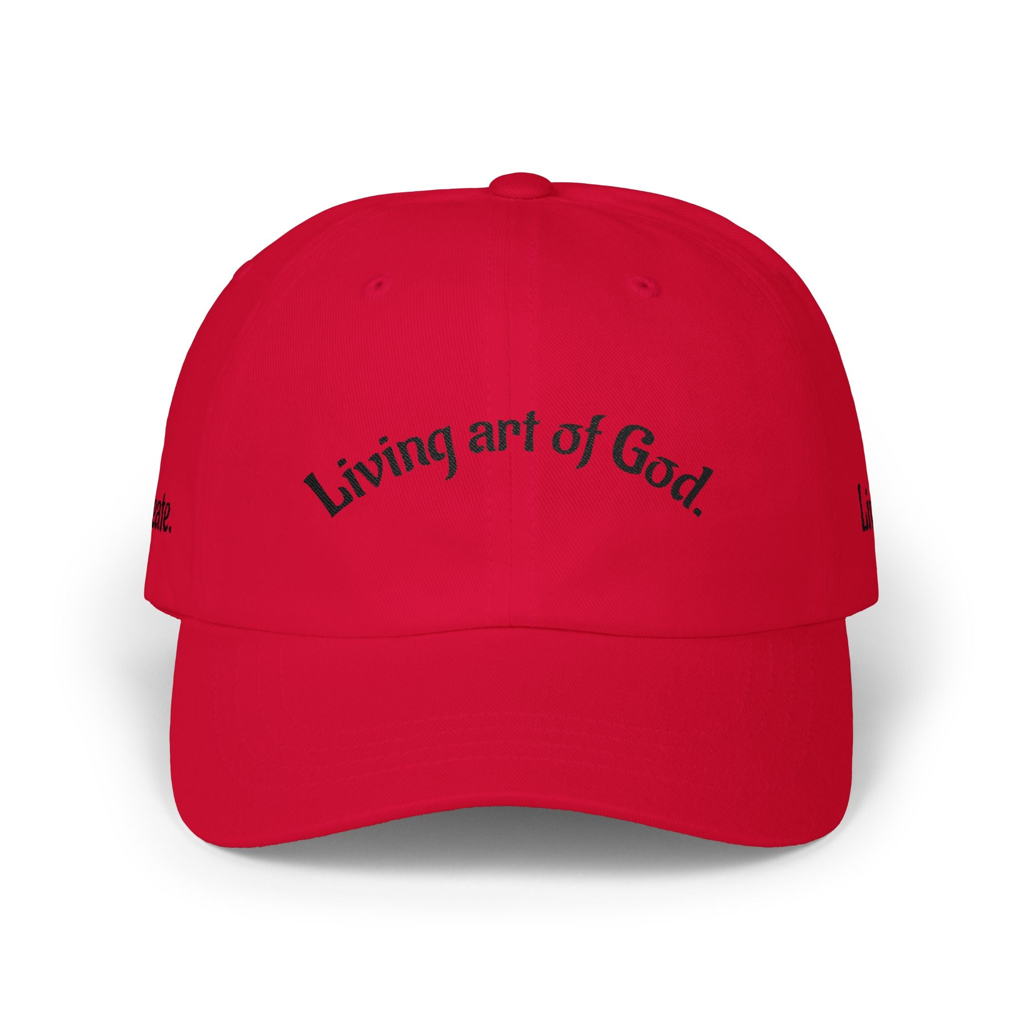 AtelierOfEden "Living Art of God" Embroidered Baseball Hat