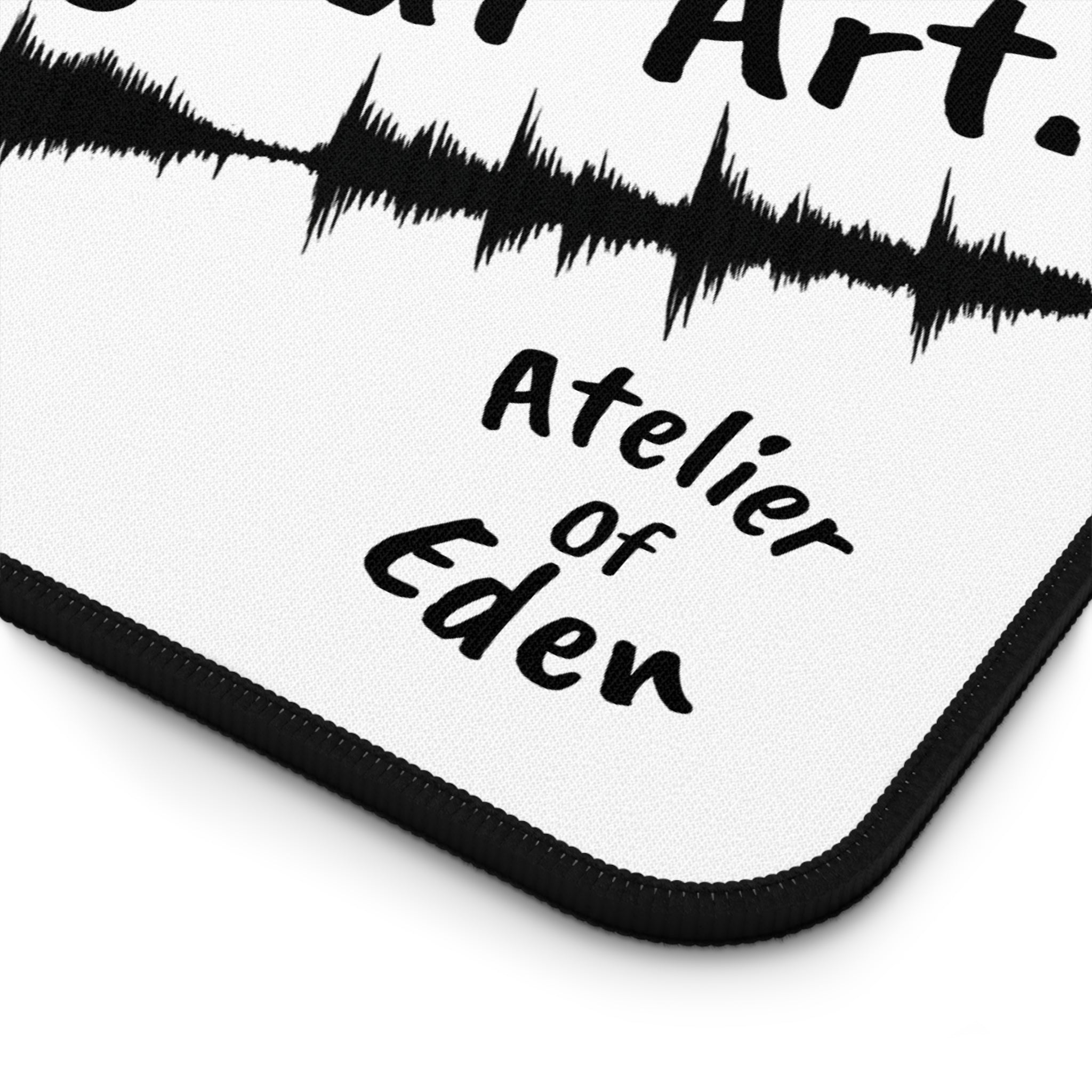 "Visualize Your Art" Soundwave Graphic Desk Pad