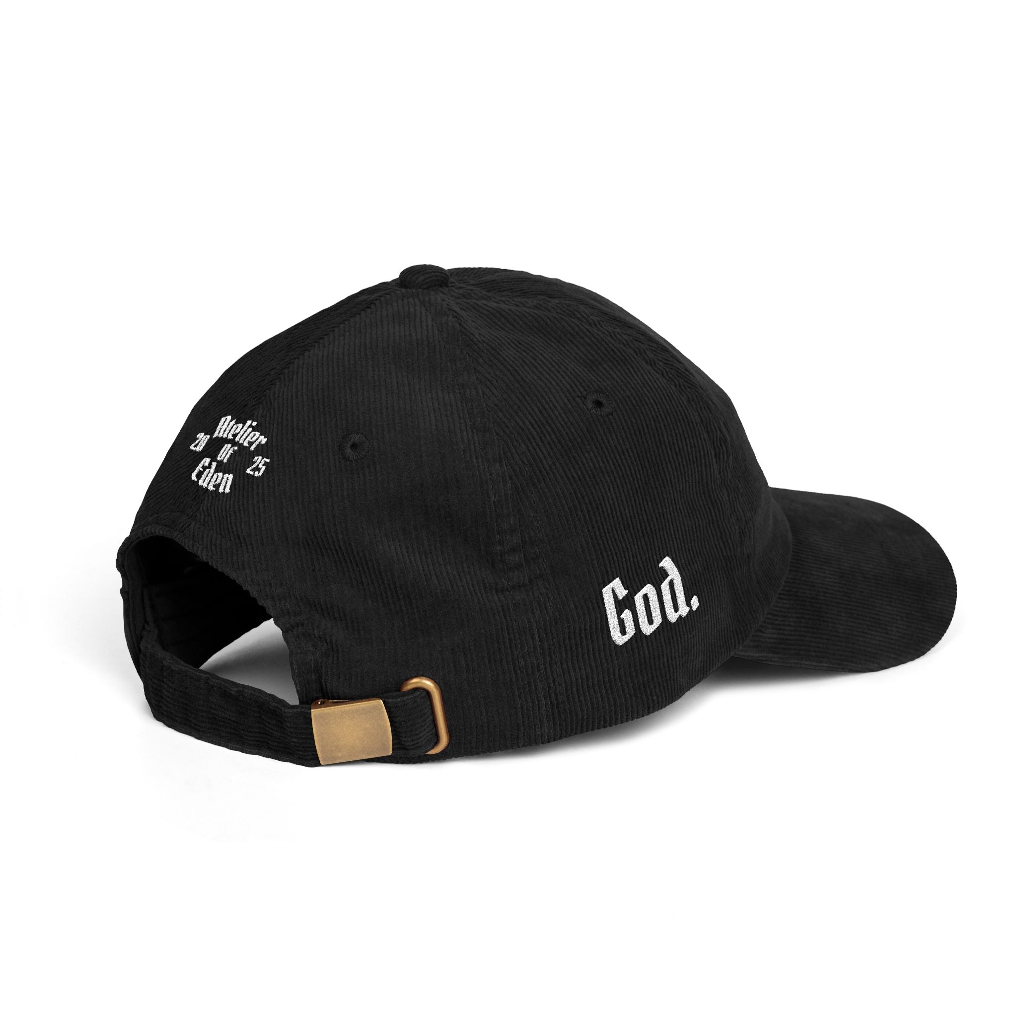 AtelierOfEden “Live To Create.” Vintage Corduroy Cap (Embroidery)
