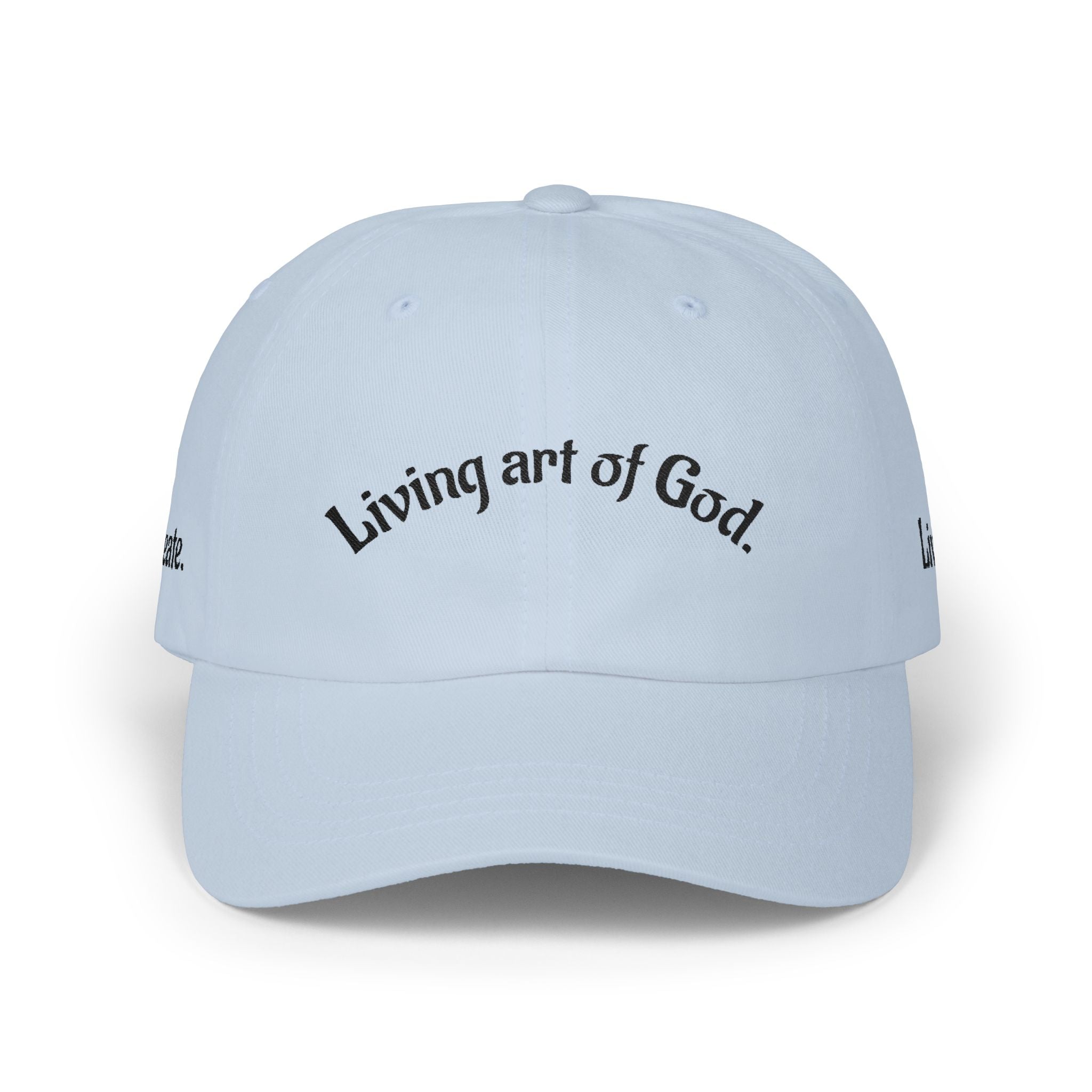 AtelierOfEden "Living Art of God" Embroidered Baseball Hat
