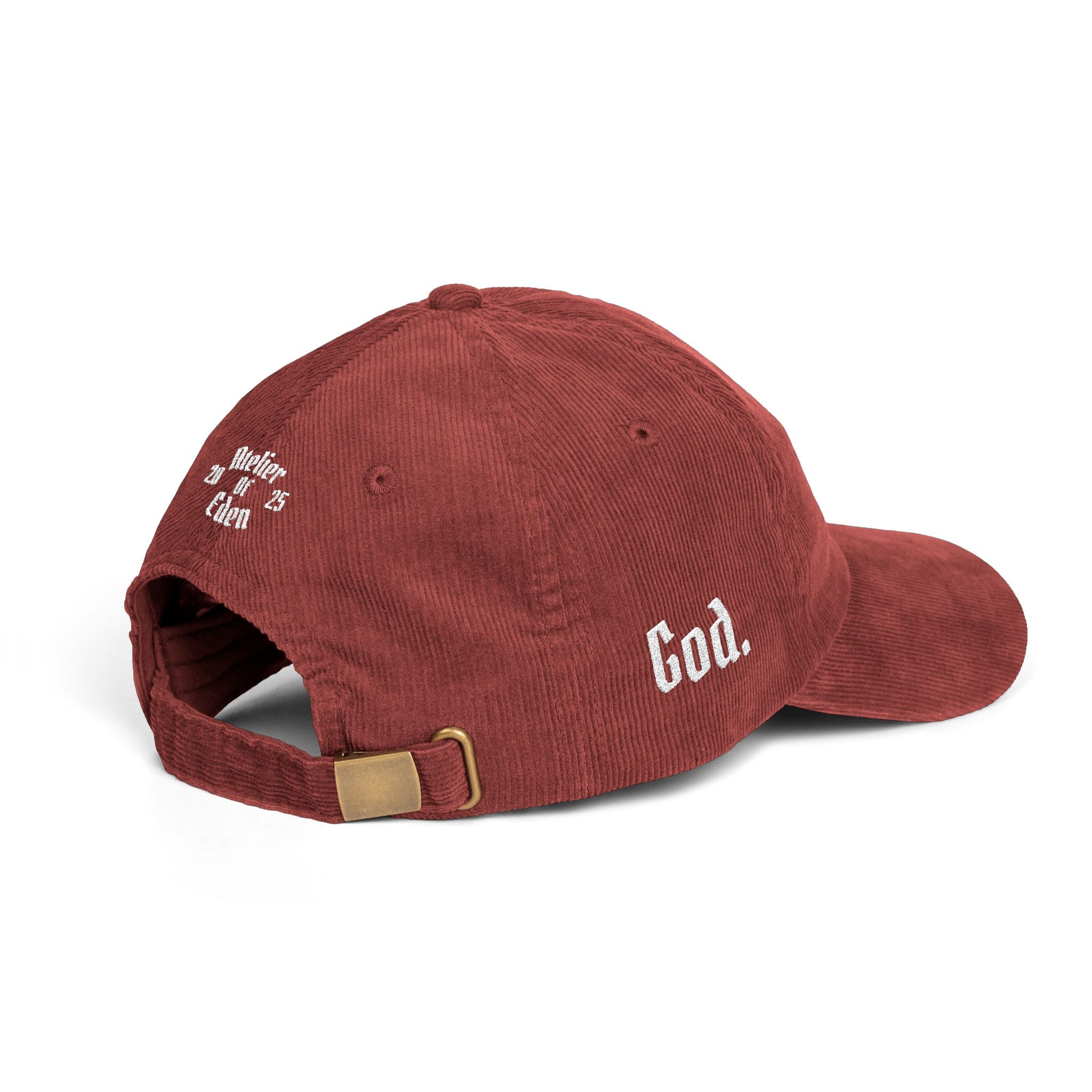 AtelierOfEden “Live To Create.” Vintage Corduroy Cap (Embroidery)