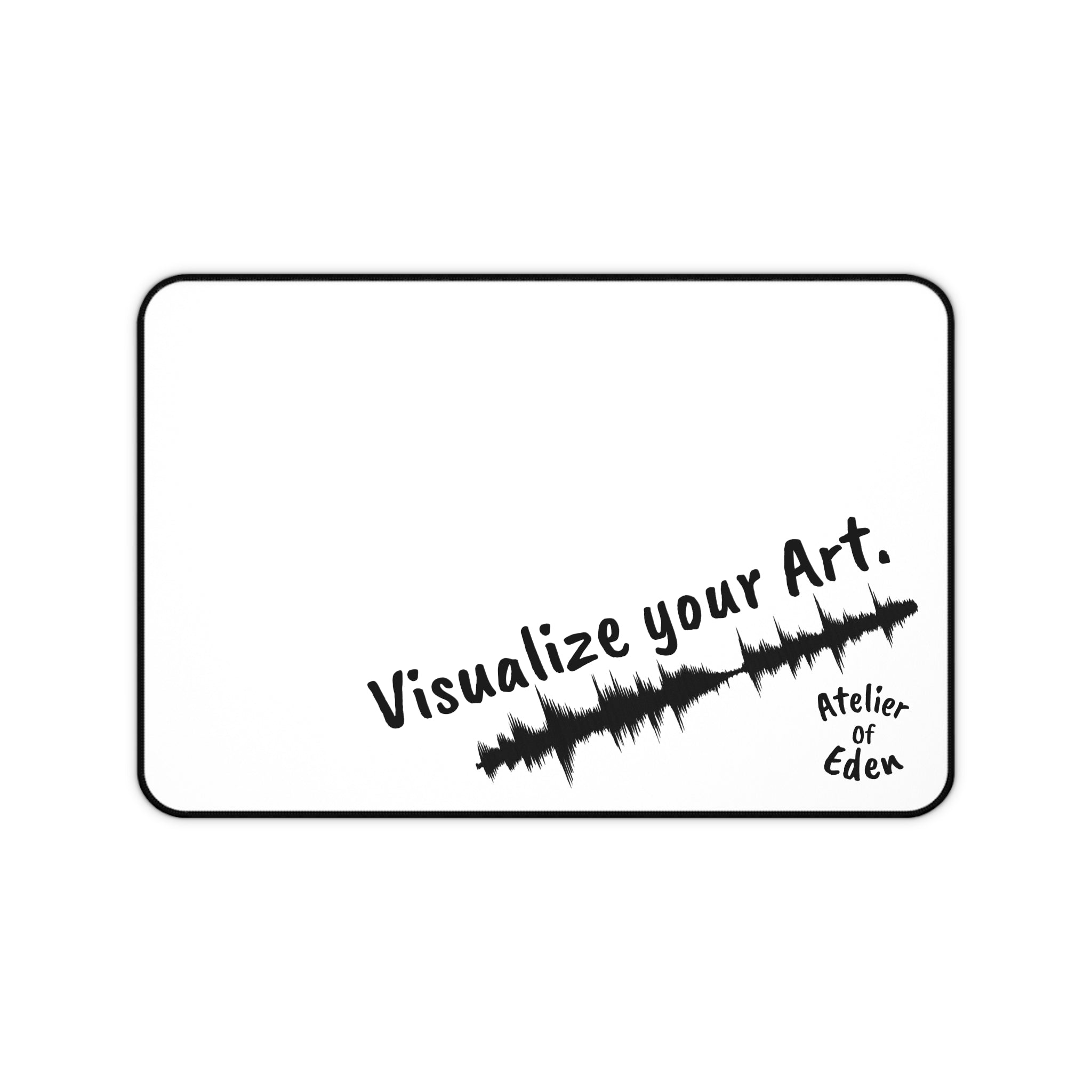 "Visualize Your Art" Soundwave Graphic Desk Pad