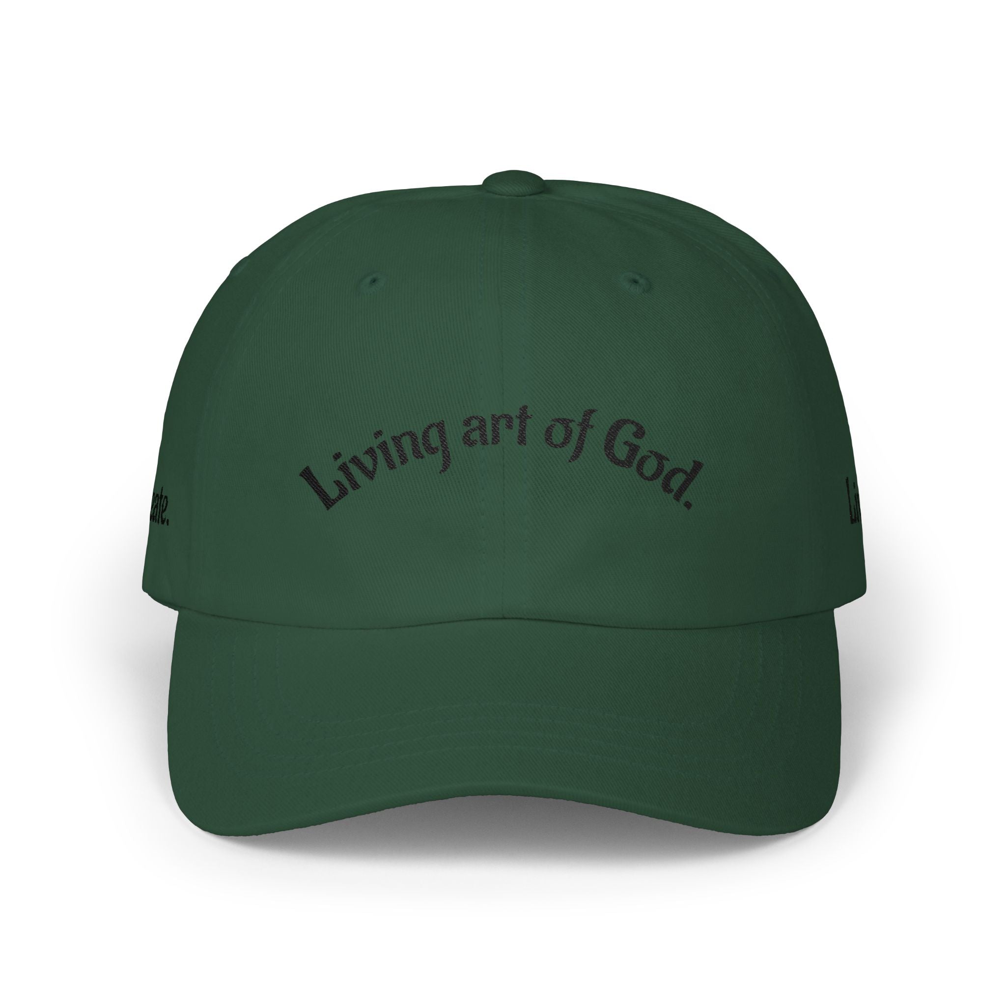 AtelierOfEden "Living Art of God" Embroidered Baseball Hat